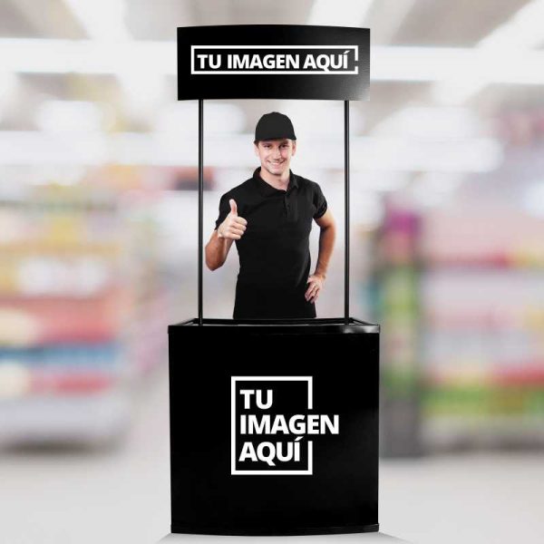 Counter Plástico Black con Cenefa