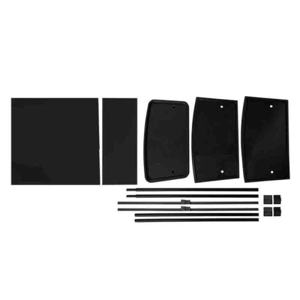 Counter Plástico Black con Cenefa