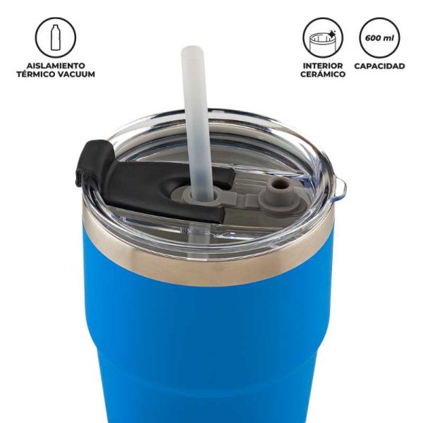 Mug Metálico Lumix 600 ml